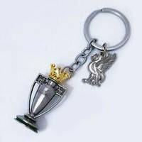 Брелок металевий Трофей Premier League Liverpool FC