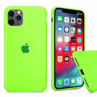 Чехол накладка Apple iPhone 12 Pro Айфон 12 (6.1 дюймов) Silicone Case цвет Сочный зеленый (Juicy Green Full)