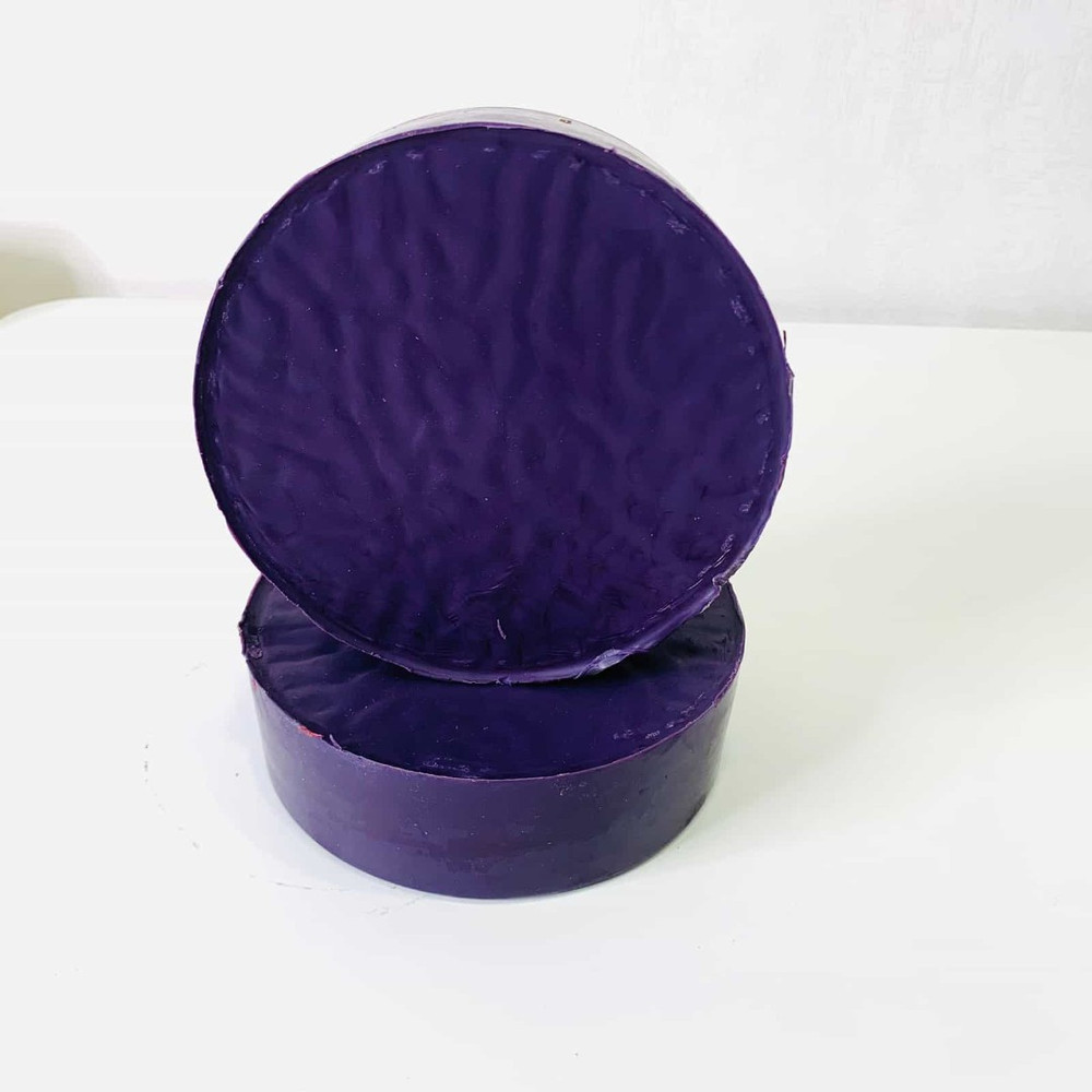 Кольоровий бджолиний віск для свічок 1 кг Темно-зелений Темно-фіолетовий