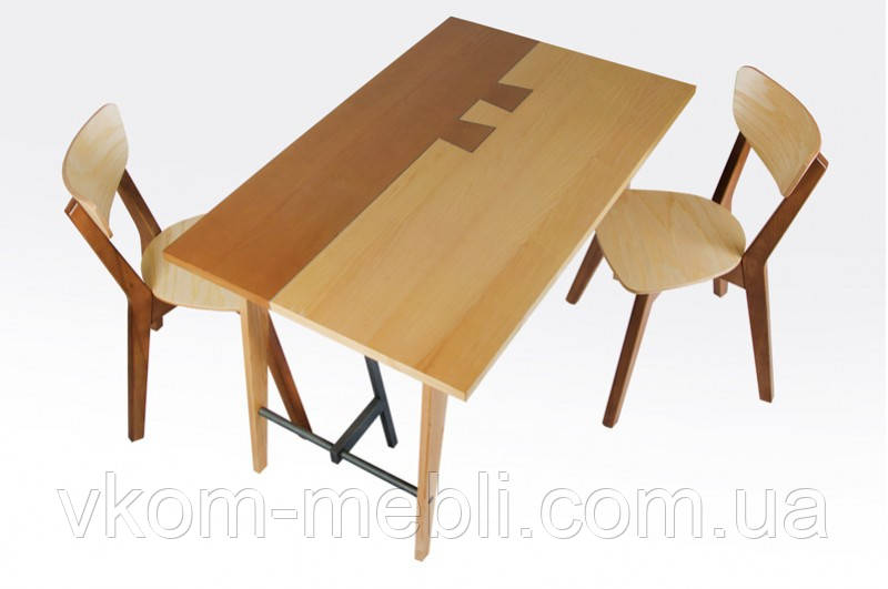 Стіл обідній розкладний Поло бежевий Ультра, фото 1