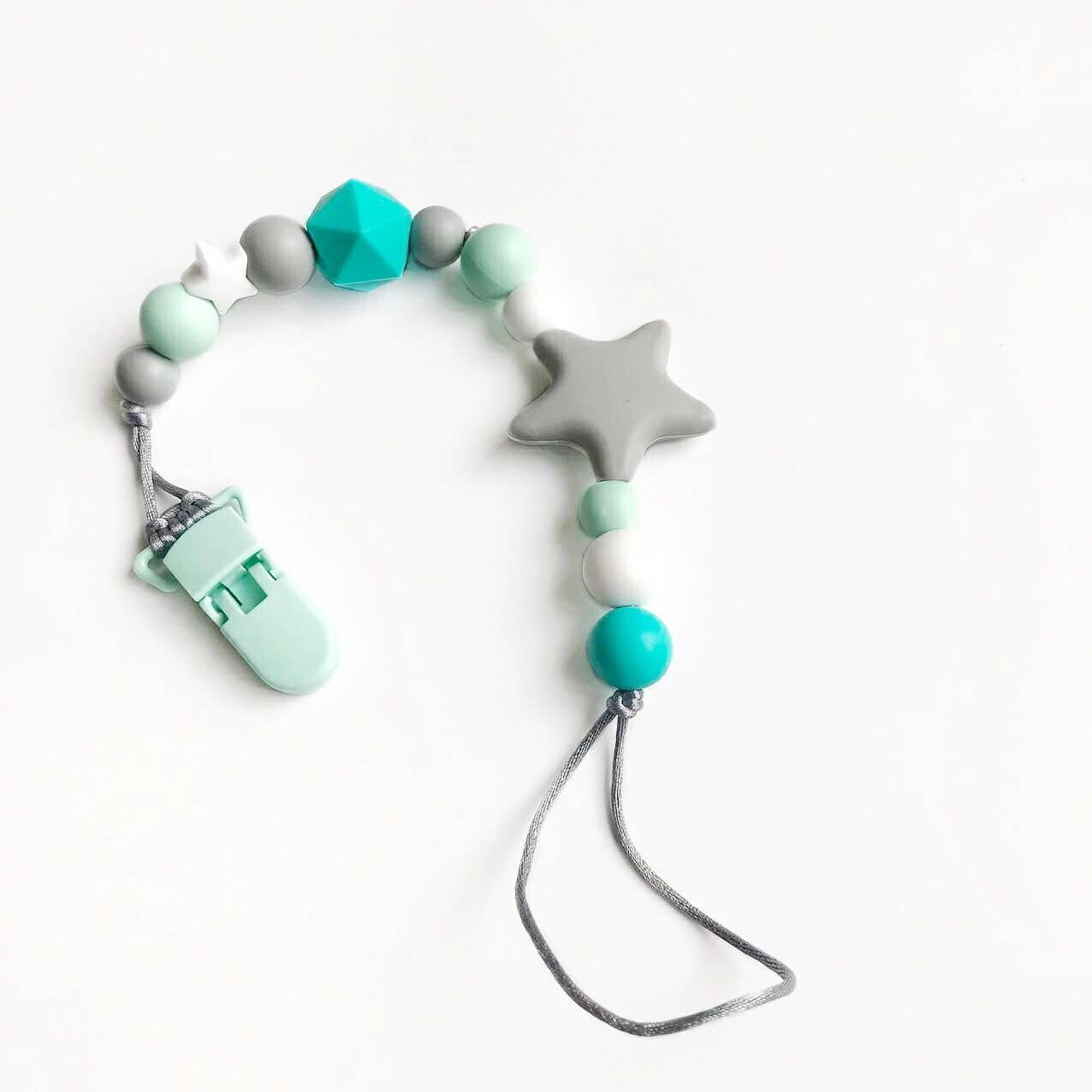 Тримач для пустушки, м'ятний, фото 1