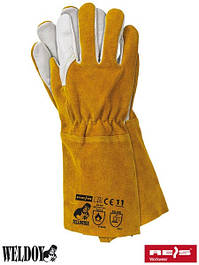 Шкіряні рукавички робочі (краги)