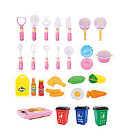 Кухонний набір з контейнерами для сміття, зі світлом та звуком, фото 3