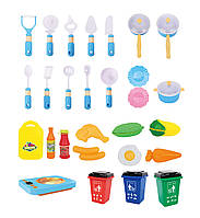 Кухонний набір з контейнерами для сміття, зі світлом та звуком, фото 4