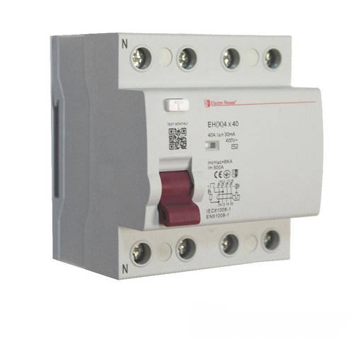 Купить УЗО 4P 40A 100mA 230-400V IP20, цена 963 ₴ — Prom.ua (ID#1296413888)