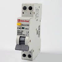 ДИФ Автомат 16А 1P+N(1 модуль) 30mA 6kA  230-240V  IP20