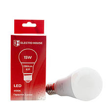 LED лампа E27 / 4100K / 15W 1350Lm /220° A65