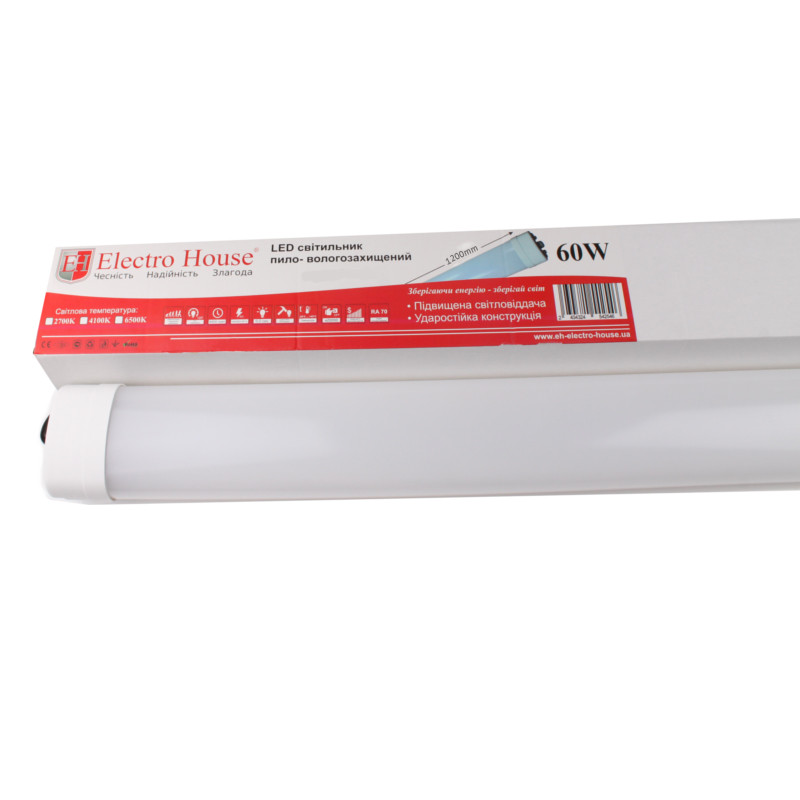 LED світильник ПВЗ 60W 1200мм 6500K 4800Lm IP65
