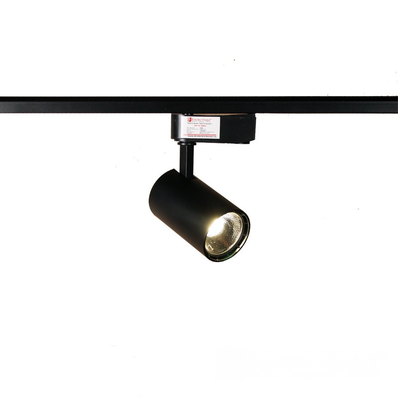 LED світильник трековий 15W чорний 4100K 1200Lm