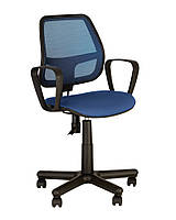 Кресло офисное Alfa GTP крестовина PM60 спинка сетка OH-3, сиденье ткань С-06 (Новый Стиль ТМ)