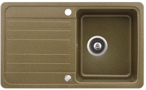 Гранітна кухонна мийка Aquasanitа - Helika Notus SQ 101 (501 - мідь)