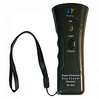 Ультразвуковий відлякувач собак з ліхтариком Zf-853e