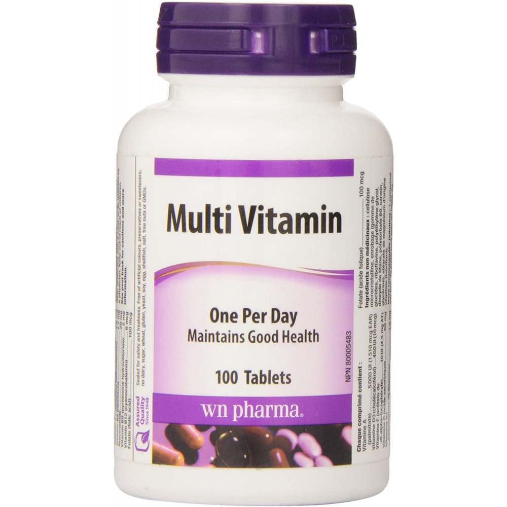 Витамины Webber Naturals - Multi Vitamin One Per Day (100 tabs), фото 1