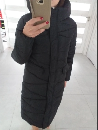 Женское стеганое зимнее пальто пуховик с капюшоном - фото 8 - id-p571737841