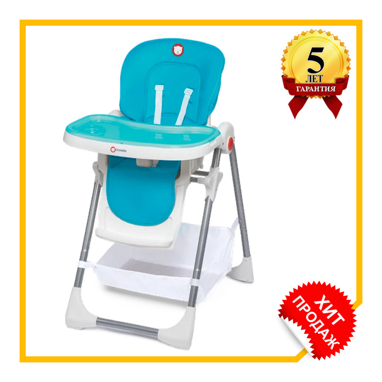Стілець для годування Lionelo LINN PLUS  TURQUOISE, фото 1