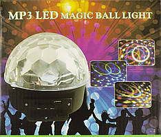 Проєктор куля MusikBall MP-3 bluetooth,color, пульт, USB,flash, LED Magic ball lightNo3154 (24)