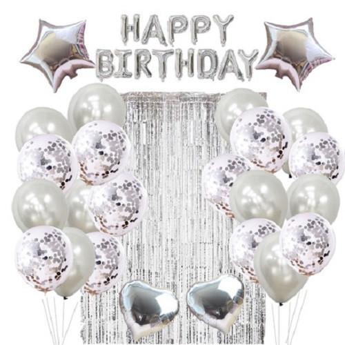 Набір куль на день народження, "HAPPY BIRTHDAY" 037