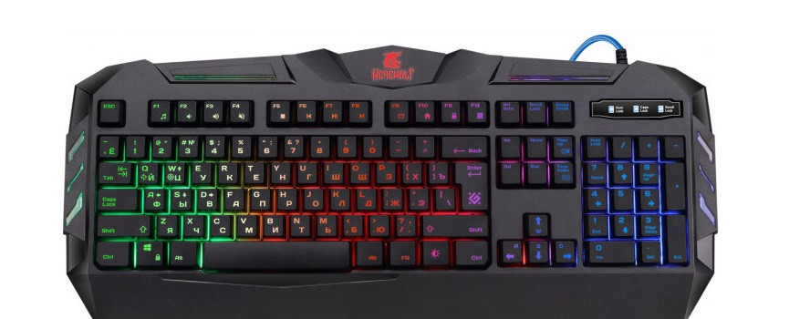 Клавіатура ігрова Defender Werewolf GK-120DL RGB підсвітка black