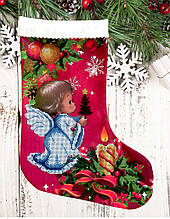 Новорічний чобіток (пошитий) №007