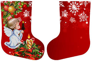 Новорічний чобіток (заготовка) №007