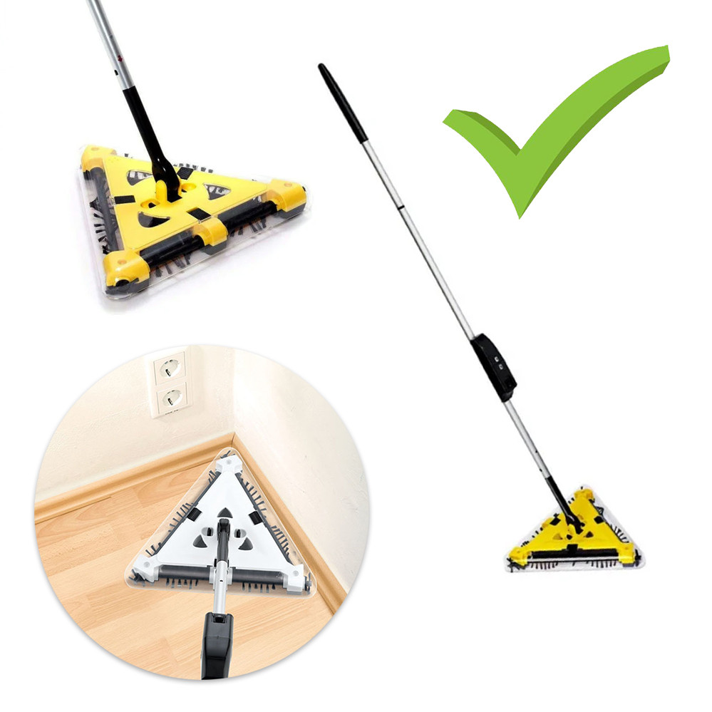 Електровіник Twister Sweeper електрощітки Ручний електричний турбовеник Твістер Свипер Жовтий трикутний