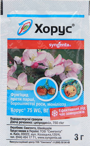 Фунгіцид Хорус 75 WG в.г. (3 гр), Syngenta, фото 2