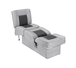 Подвійне сидіння / ліжко Back-to-Back Lounge Сіро / Вугільне (розібране), фото 4