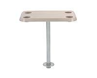Набор прямоугольный стол со стойкой 75202-03, цвет Ivory