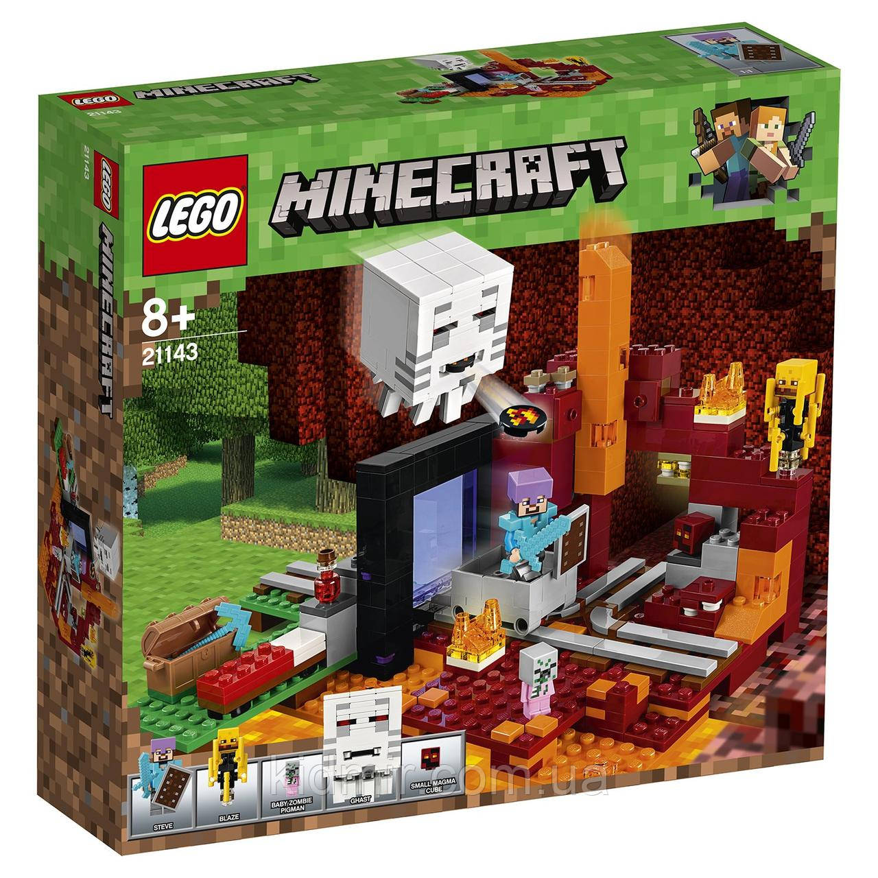 Конструктор LEGO Minecraft 21143 Портал у Підземелля, фото 1