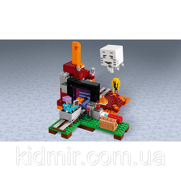 Lego 21143 minecraft 2024 the nether portal