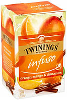 Чай Твайнінгс Twinings Infuso Orange, Mango, Cinnamon 20пак.