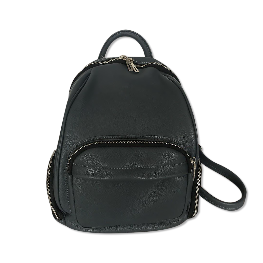 Рюкзак жіночий чорний Betty Pretty з натуральної шкіри 973BLK