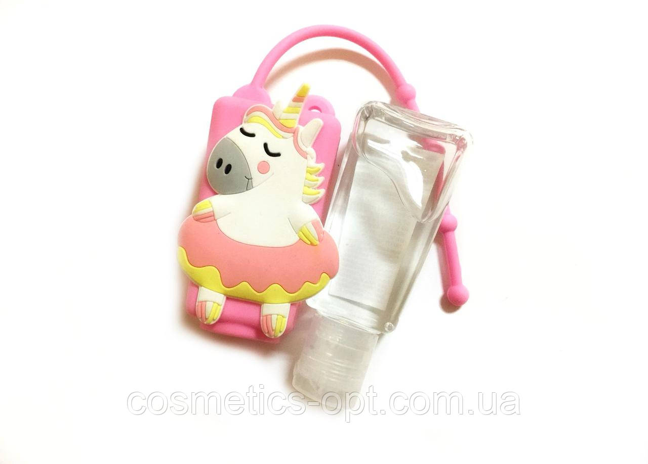 Санітайзер для рук у знімному чохлі Єдиноріжок, 25 ml, фото 1