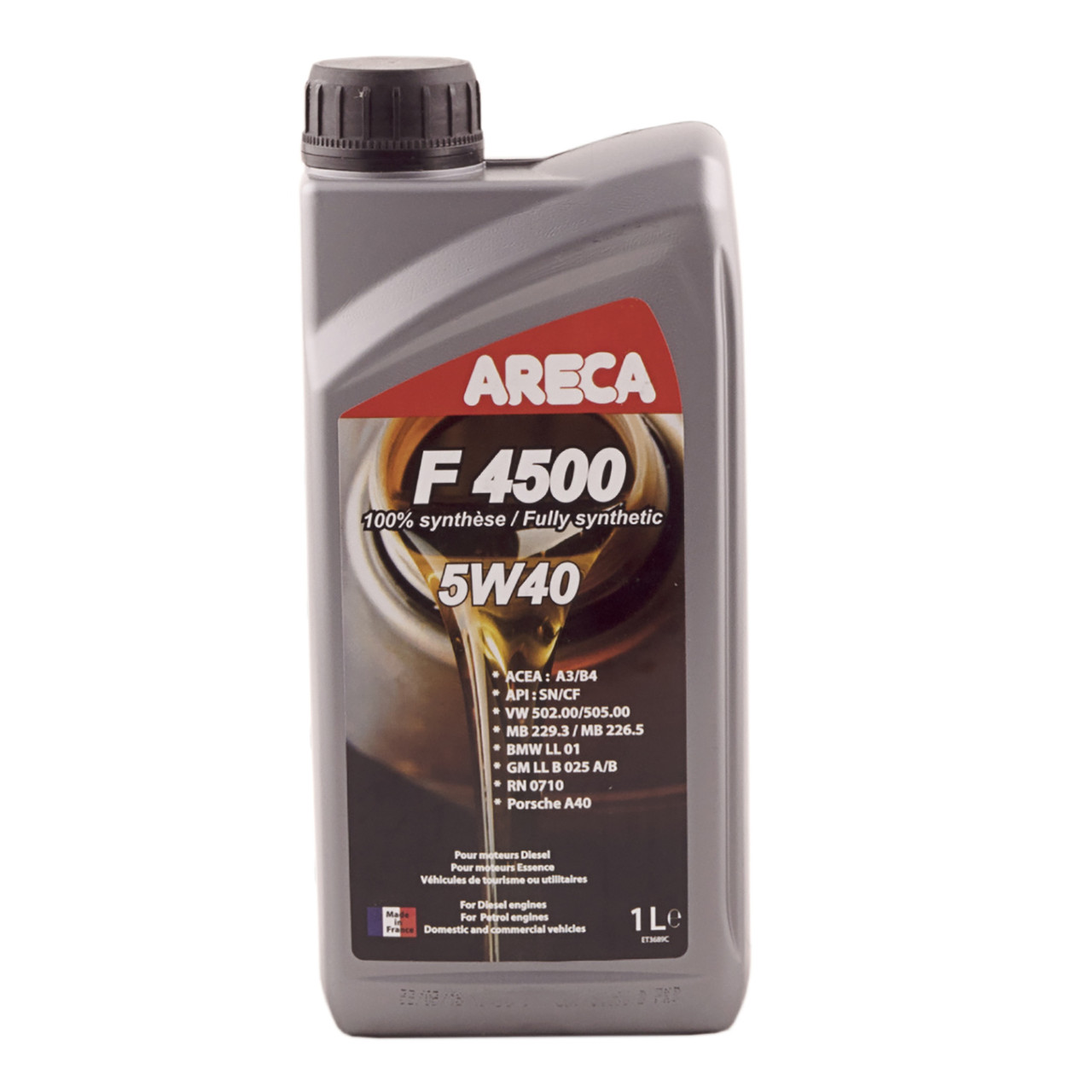 Areca F4500 5W-40 1л (032C000100)