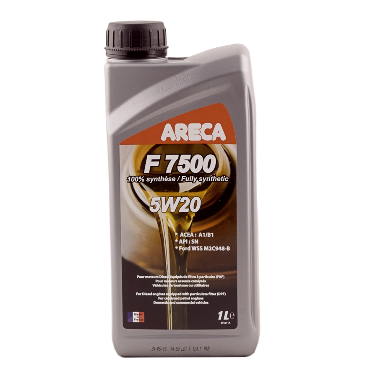 Areca F7500 5W-20 (016C0001000) 1л