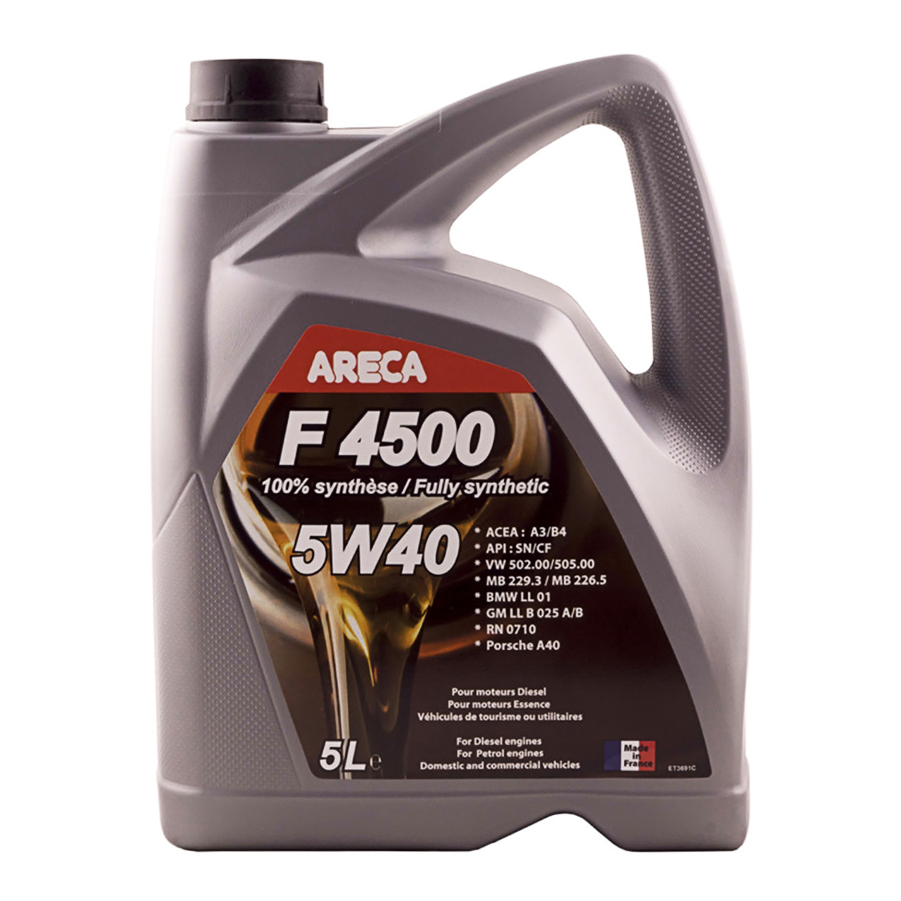 Areca F4500 5W-40 5л (032F000500)