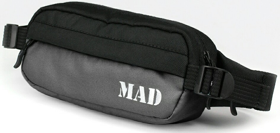 Мужская поясная сумка Mad Own Go из ткани серая, фото 1