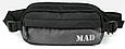 Мужская поясная сумка Mad Own Go из ткани серая, фото 2
