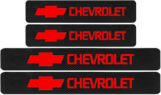 Захисна плівка на пороги і багажник авто (4 шт) Carbon Fiber Chevrolet