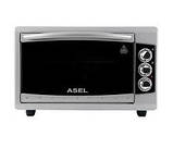Духовка електрична Asel 50л AF-0723 чорний сірий червоний, фото 4