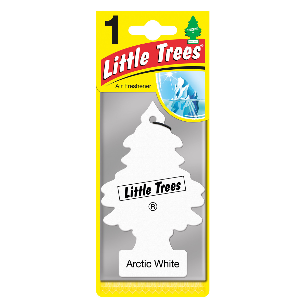 Ароматизатор повітря Біла Арктика Little Trees Arctic White ялинка 78091