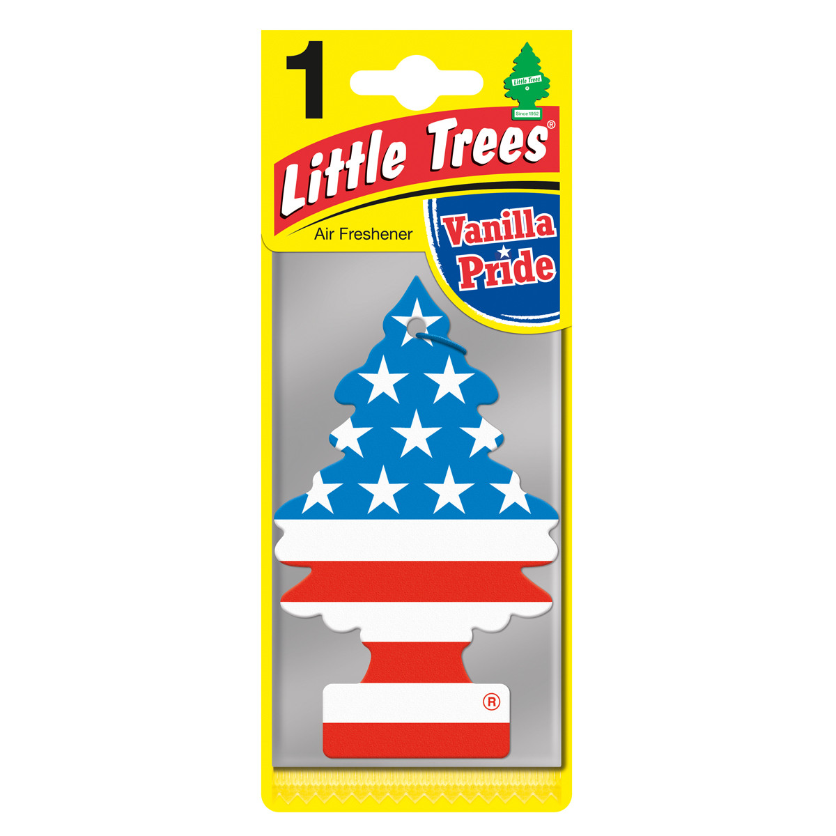 Ароматизатор повітря Ванільна гордість Little Trees America with Vanillaroma ялинка 78038