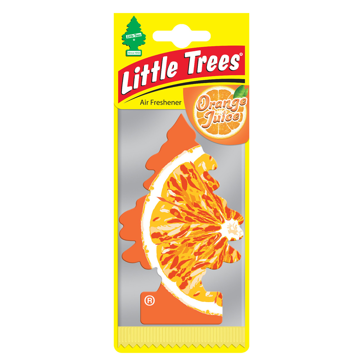 Ароматизатор повітря Апельсиновий сік Little Trees Orange Juice ялинка 79173