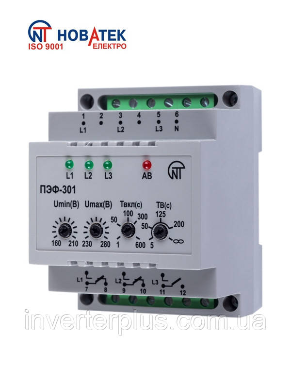 PEF-301/ПЕФ-301. Електронний перемикач фаз.