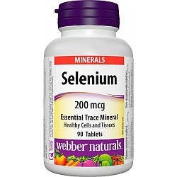 Витамины Webber Naturals - Selenium 200mcg (90 tablets)