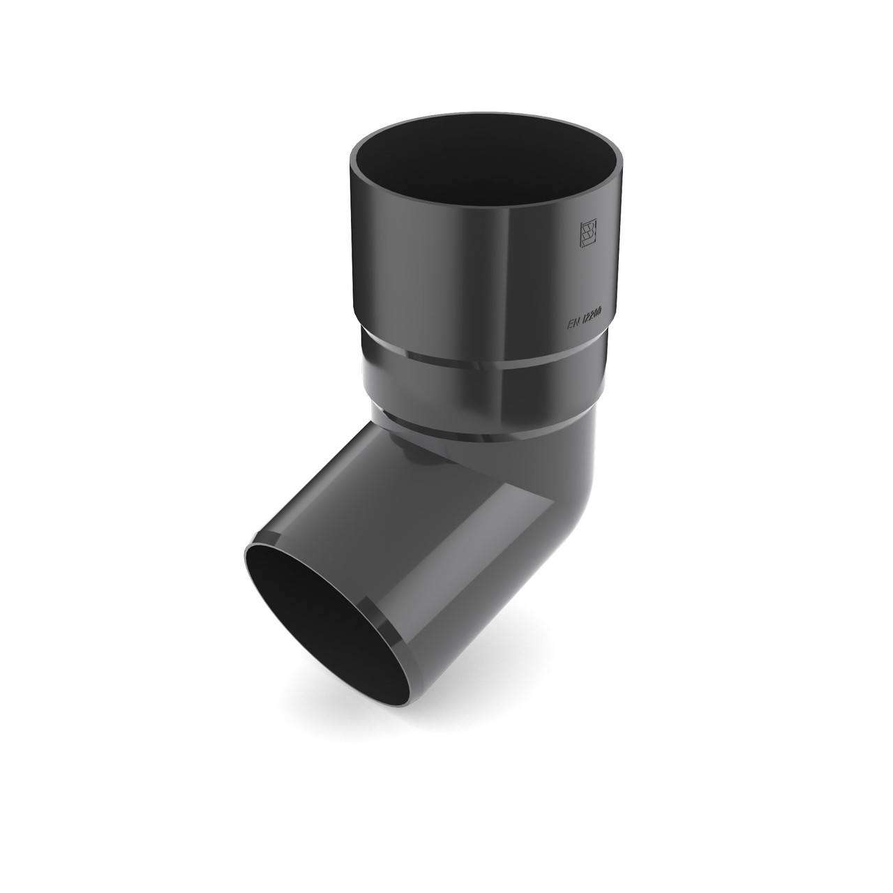 Коліно труби 90 мм BRYZA Бриза ПВХ графіт 7021
