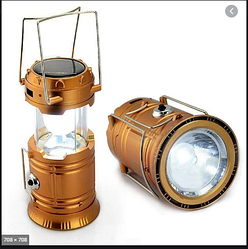 Ліхтар для кемпінгу SL-5800T, акумулятор, сонячна батарея