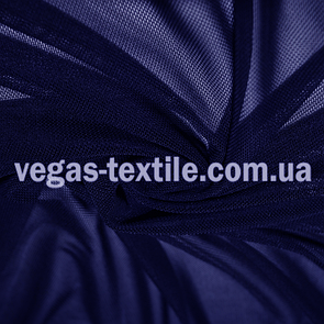 Сітка стрейч Темно-синій