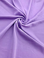 Ткань трикотаж "ДАЙВИНГ" цвет сиреневый (ш. 150 см) для спортивных костюмов, костюмов,