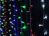 Гірлянда штора 3x3 м 300 LED жовтий, зелений, синій, червоний, фото 2